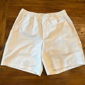 Lululemon Men's Pacebreaker White lined Shorts 7”